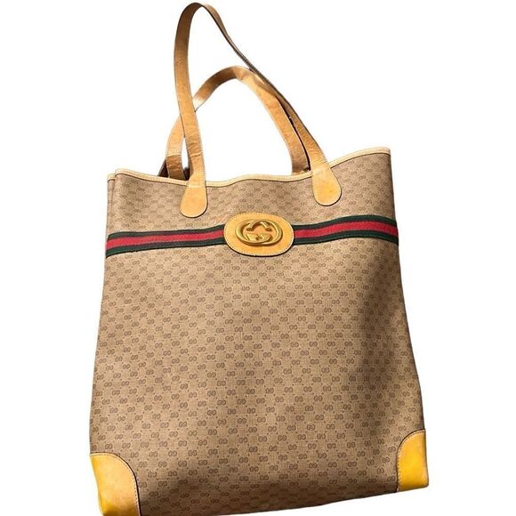 Gucci Ophidia large brown tote - Picture 2 of 15